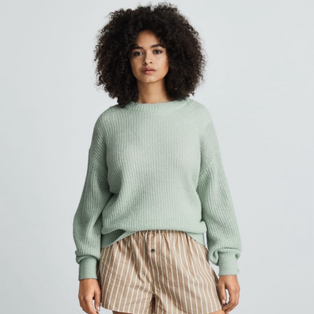 Everlane • NWOT The Oversized Alpaca Crew Sweater
